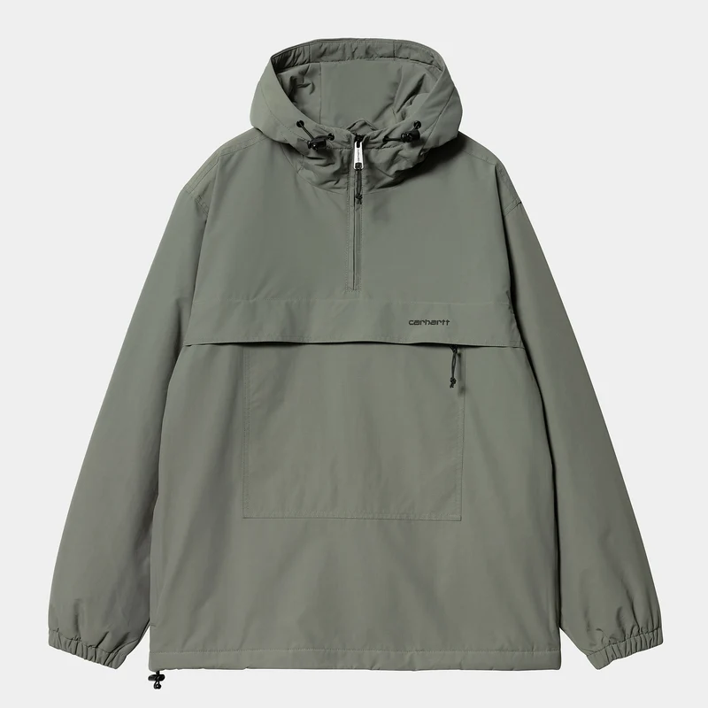 Carhartt WIP Herr Windbreaker Pullover Jacka - Smoke Green