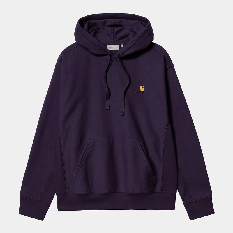 Carhartt WIP Herr American Script Träningströja - Cassis