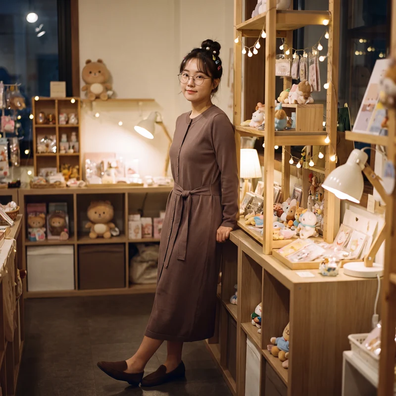 Robe Longue Tricotée Kawaii