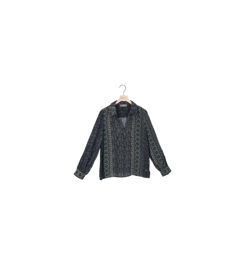 ReLoved - MMEnfa Border Blouse / M