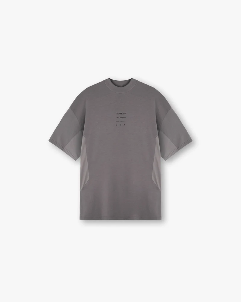 247 Uprising Oversized T-Shirt - Steel
