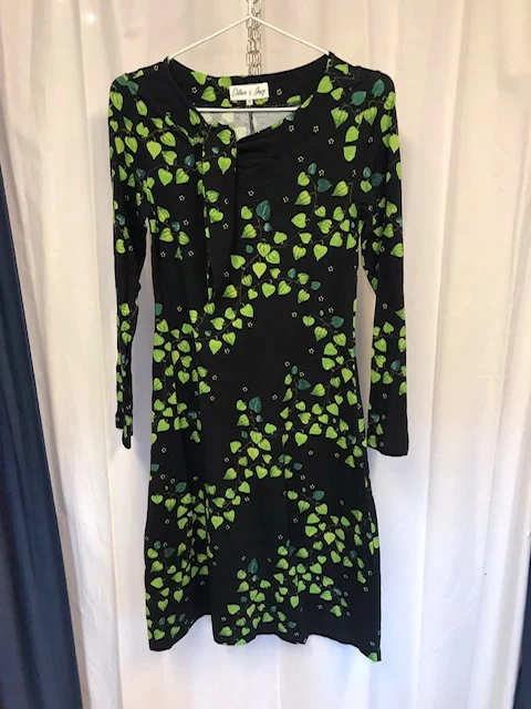 Secondhand: Sanna - Physalis springkles green - S
