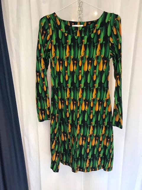 Secondhand: Sara - Retrocats green - S