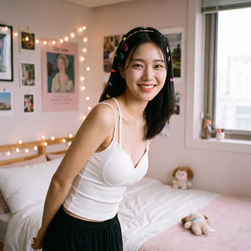 Top Camisole Ajusté Minimaliste