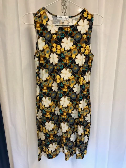 Secondhand: Anna - Majblomma brown - S