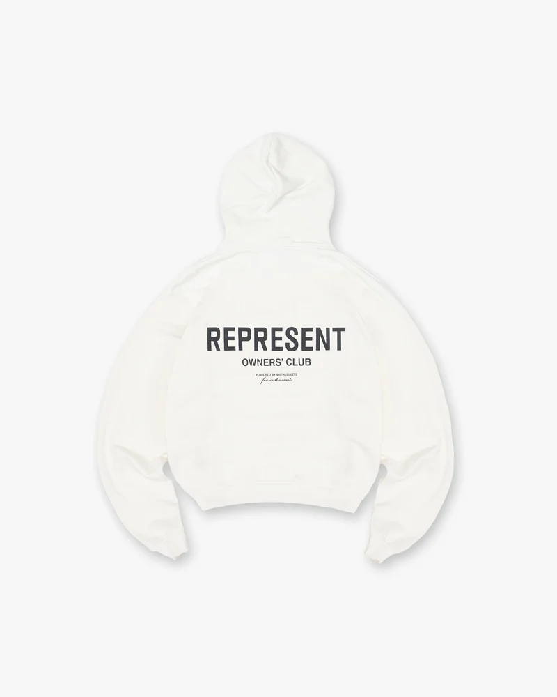 Represent Owners Club Hoodie - Flat White