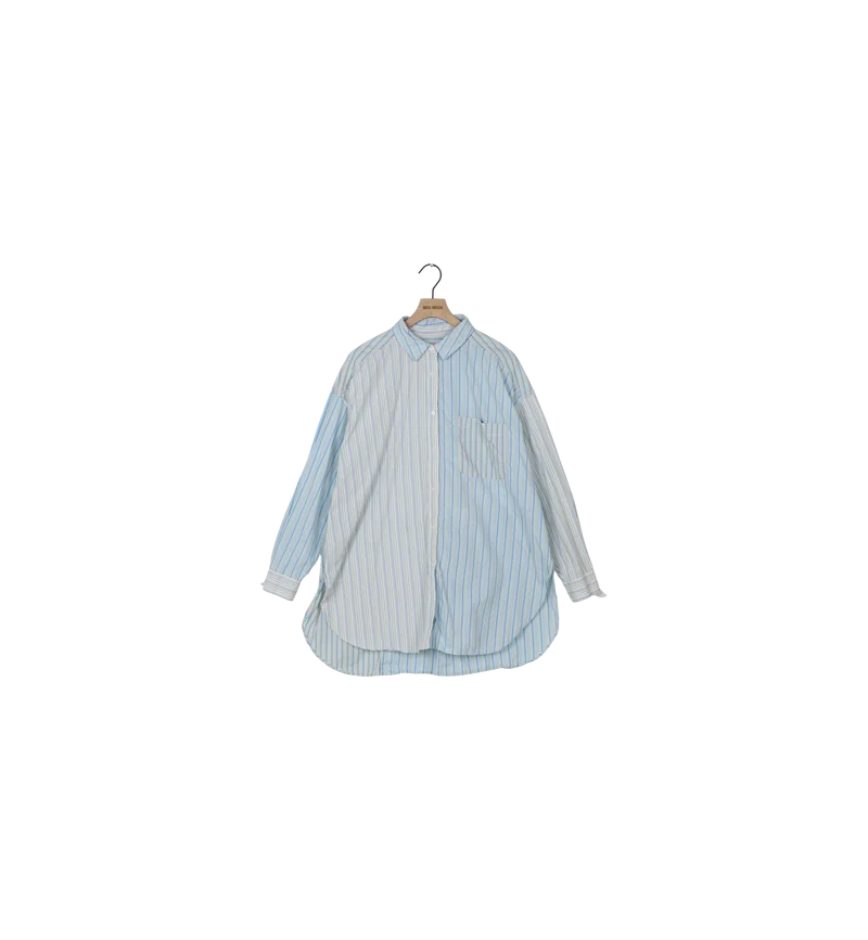 ReLoved - MMElke Multi Stripe Shirt / L