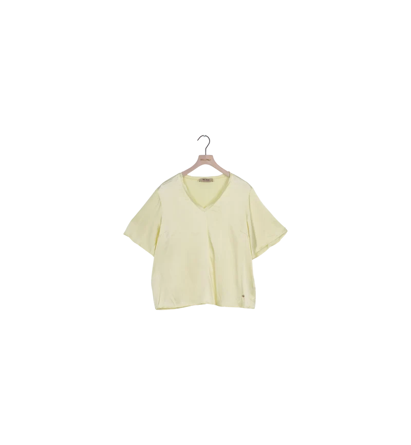 ReLoved - MMEvie V-Neck Satin Blouse / S