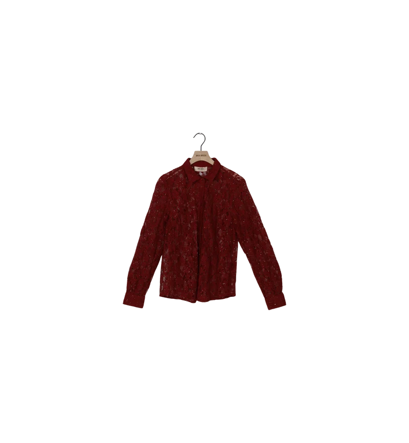ReLoved - MMKether Lace Sequin Shirt / L