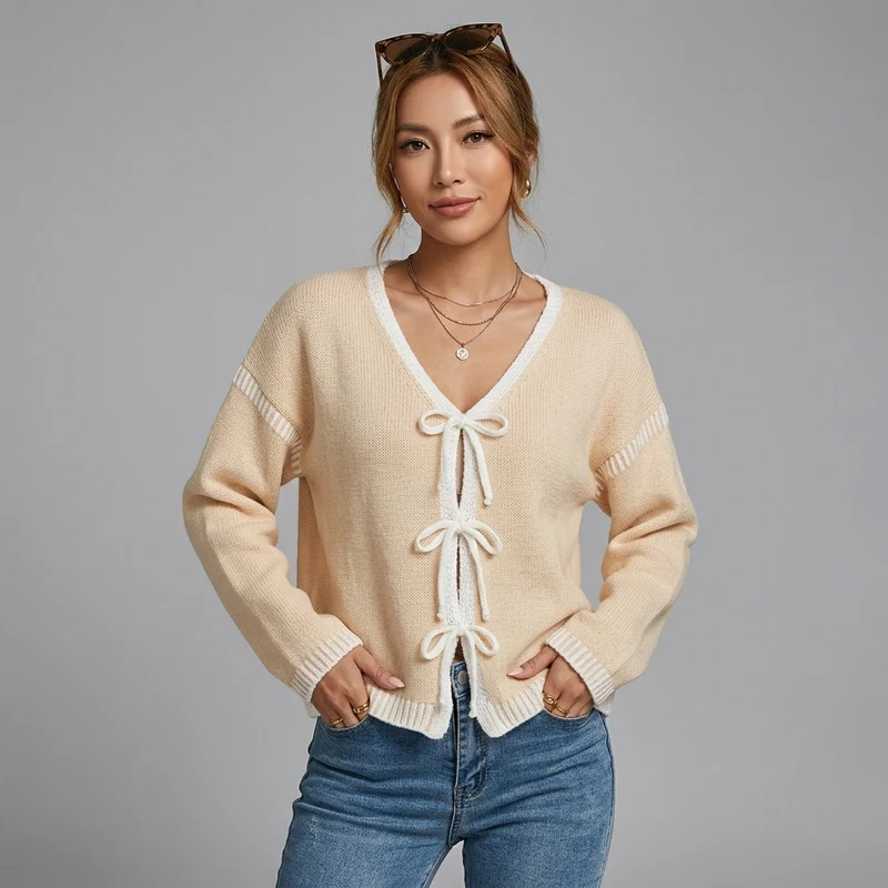 Cardigan Maille Ceinturé Confort