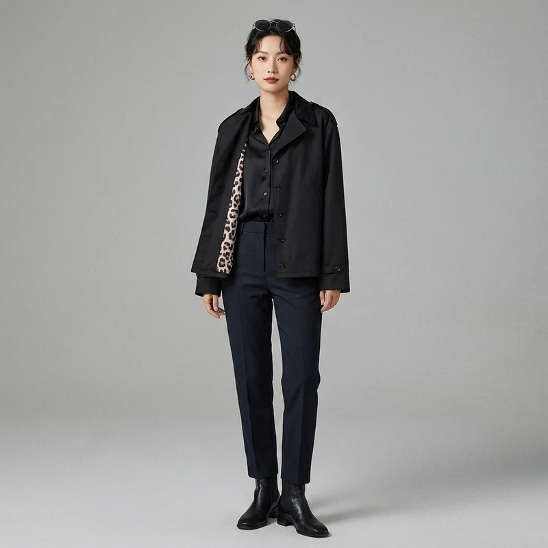 Veste Coupe-Vent Courte Velours