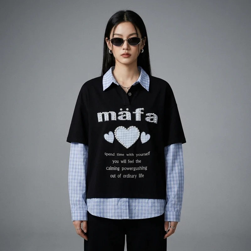 Sweat à Capuche Rétro Sportif