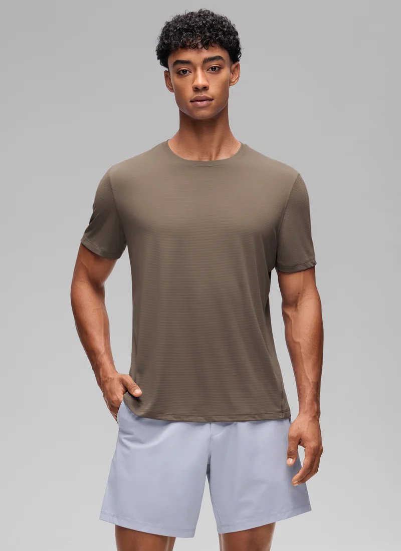 Breathable Mesh Crewneck Short Sleeve