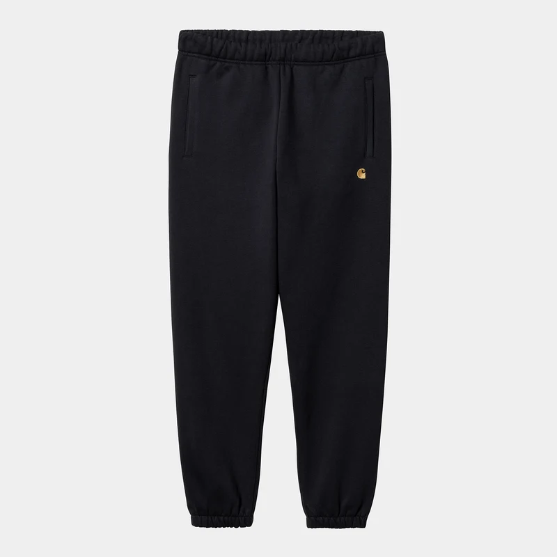 Carhartt WIP Chase träningsbyxa för män - mörk marinblå