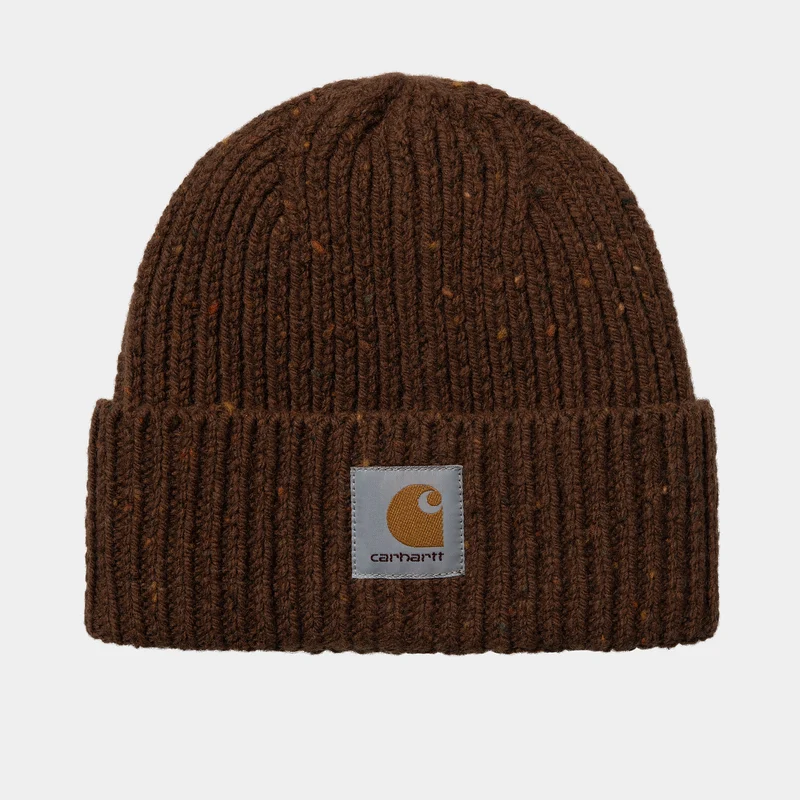 Carhartt WIP Unisex Anglistic Speckled Beanie - Tamarind