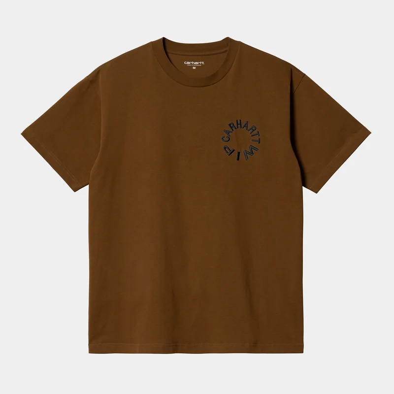 Carhartt WIP Herr Work Varsity T-shirt - Deep Hamilton Brown