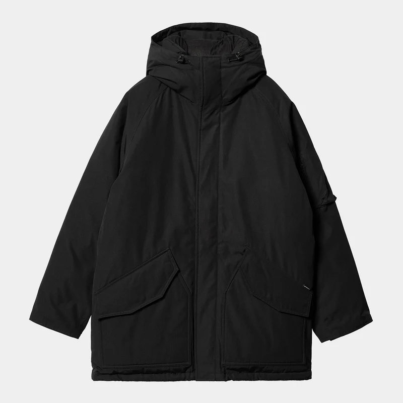 Carhartt WIP Penn Parkajacka för män - Svart