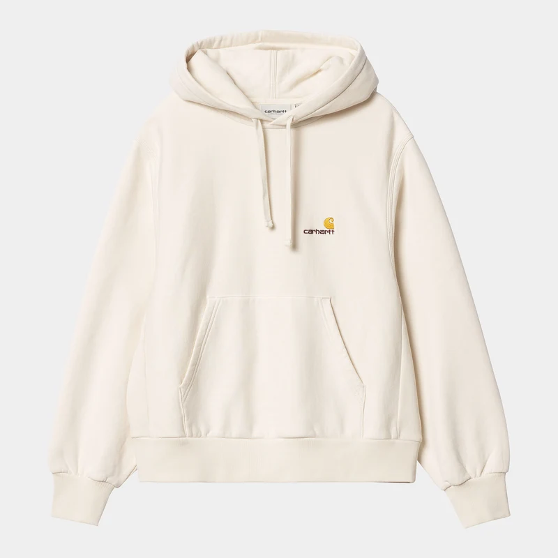 Carhartt WIP Kvinnors HD American Script Träningströja - Naturfärgad