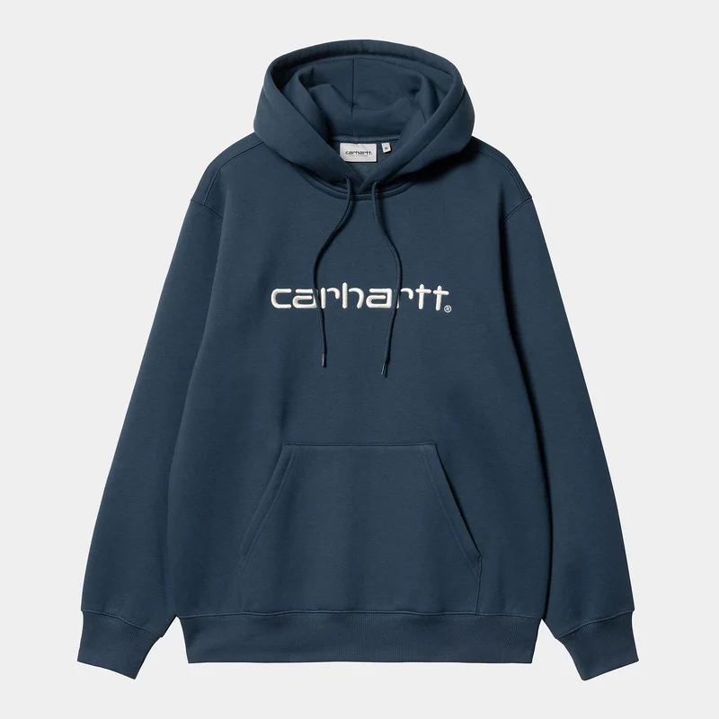 Carhartt WIP Herr Carhartt WIP Sweat Hoodie - Squid / Salt