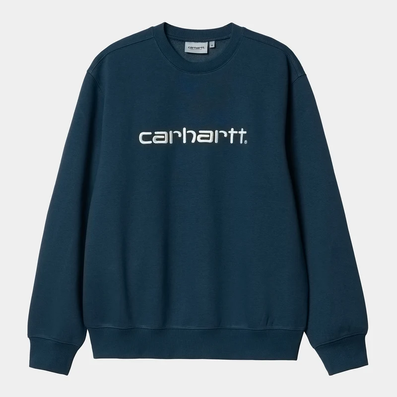 Carhartt WIP Herr Carhartt WIP Sweat Top - Bläckfisk / Salt