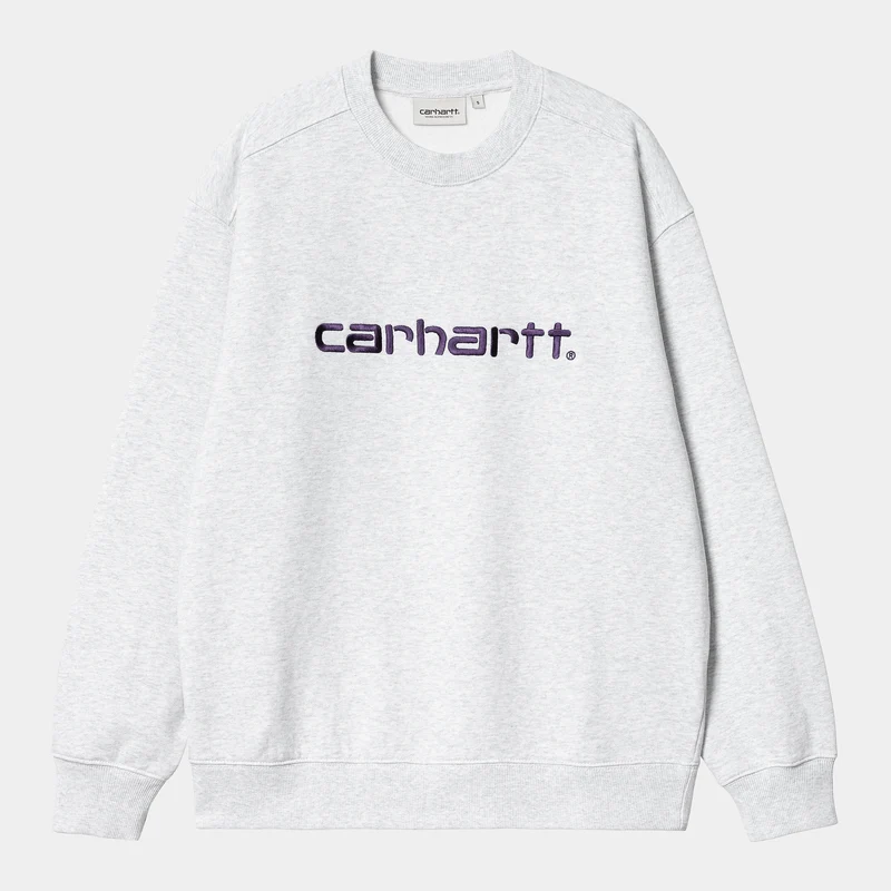 Carhartt WIP Kvinnor Carhartt WIP Sweat Top - Ash Heather