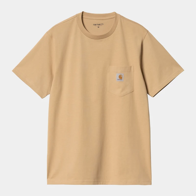 Carhartt WIP Kortärmad fick-T-shirt för män - Dusty Hamilton Brown