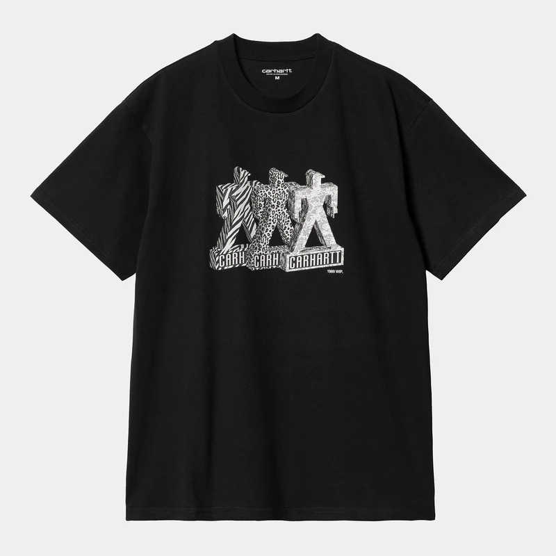 Carhartt WIP Ekologisk T-shirt för män - Svart