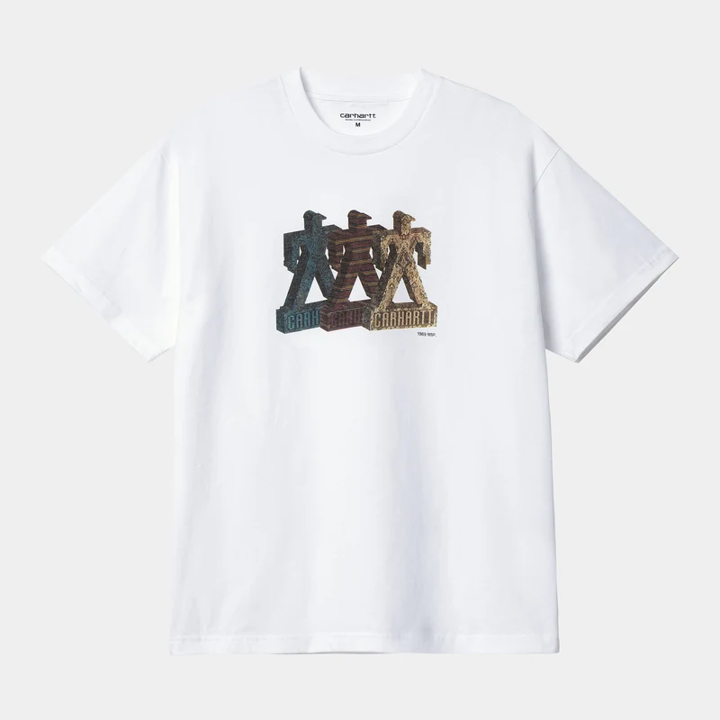 Carhartt WIP Ekologisk T-shirt för män - Vit