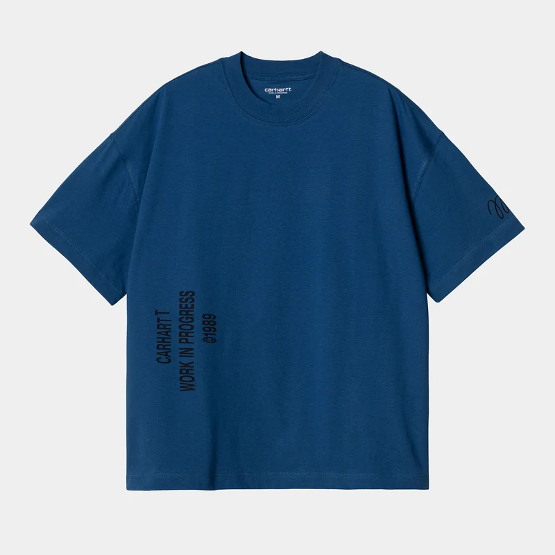 Carhartt WIP Signatur kortärmad ekologisk T-shirt för män - Liberty