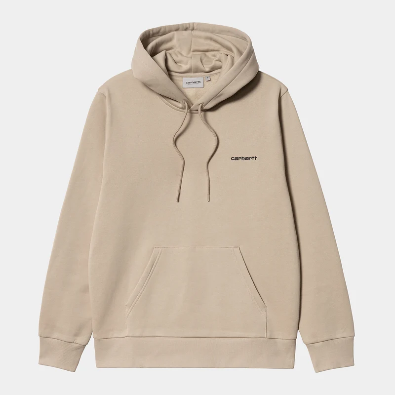 Carhartt WIP Man Script Broderi Sweat Hoodie - Vägg