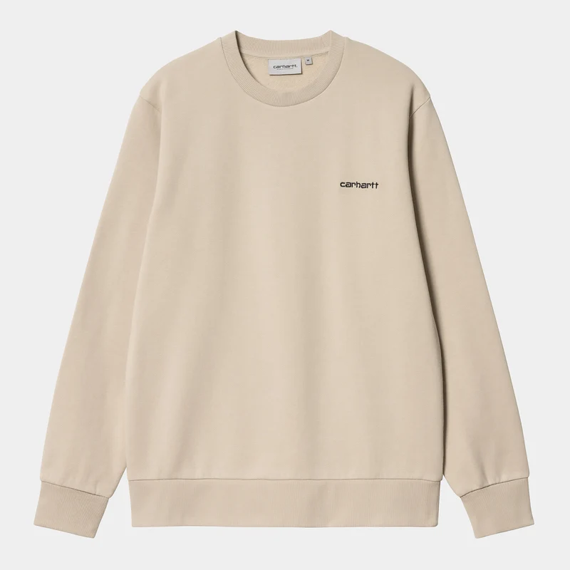 Carhartt WIP Man Script Broderi Sweat Top - Vägg