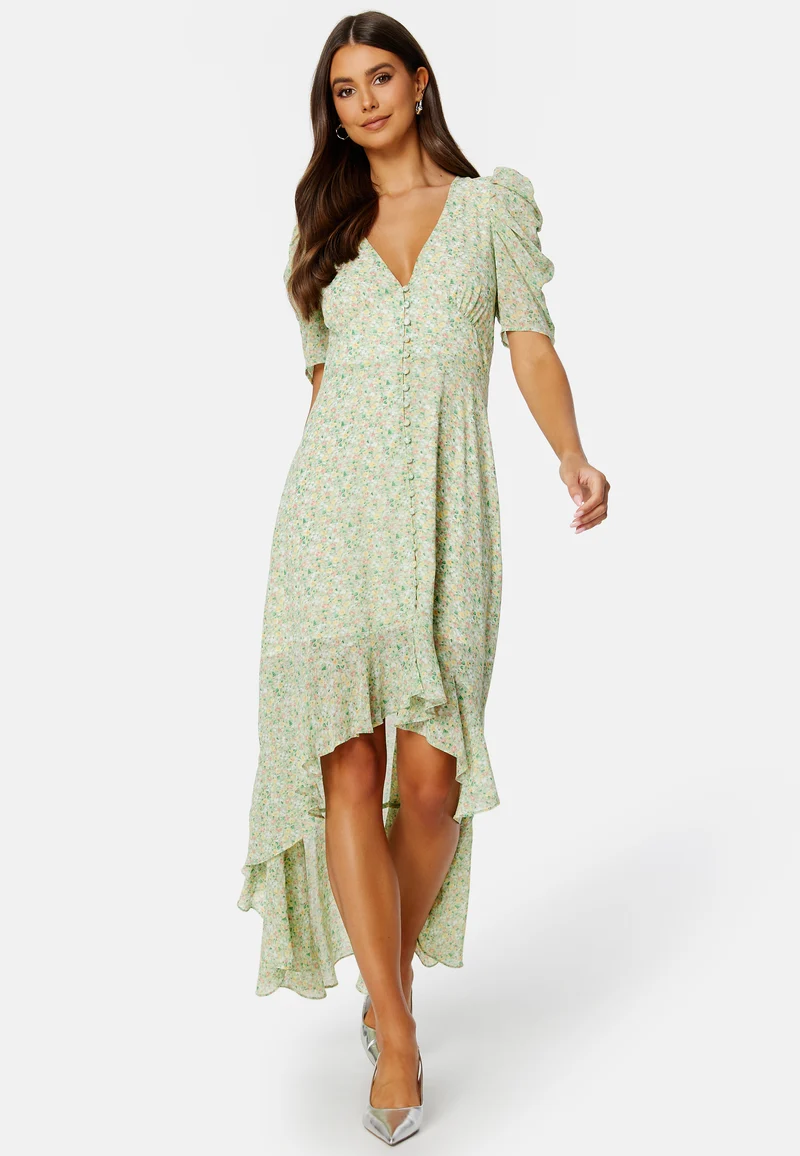 Summer Luxe High-Low Midi Dress