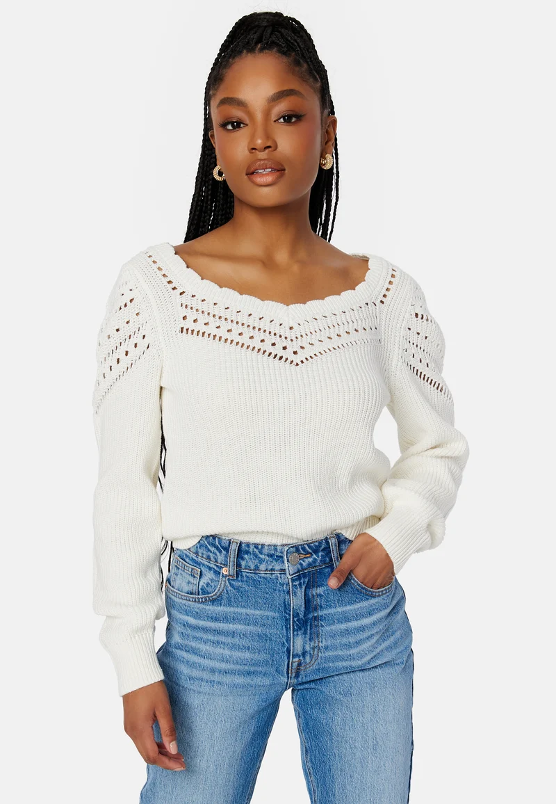 Emmy Sweetheart L/S Knit Top