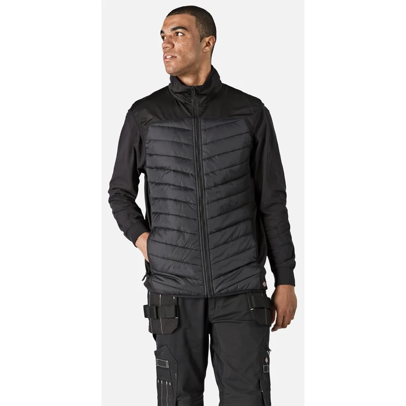 Dickies Mens Generation Hybrid Body Warmer - Svart