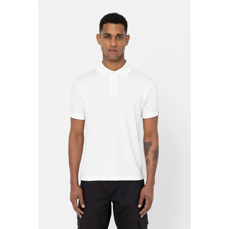 Dickies Everday pikétröja för män - Vit