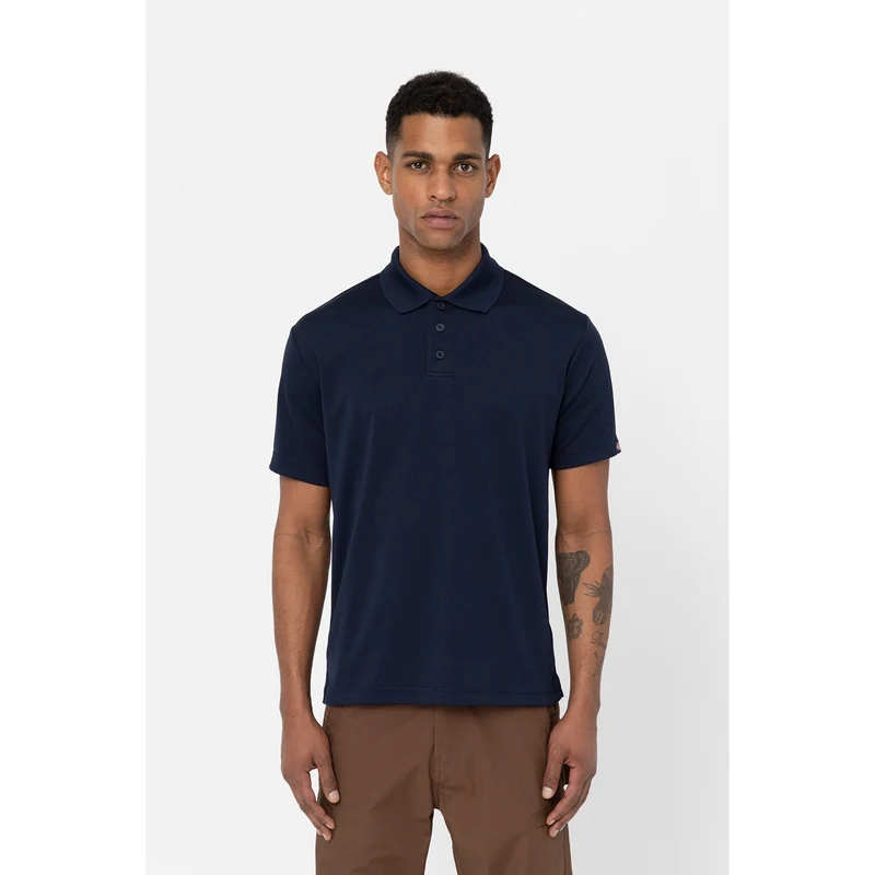 Dickies Vardagspikétröja för män - Marinblå