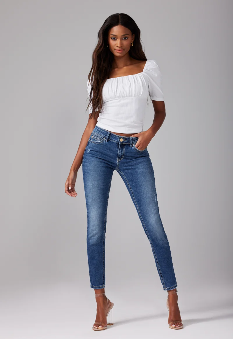Robyn Low Rise Skinny Pushup Jeans