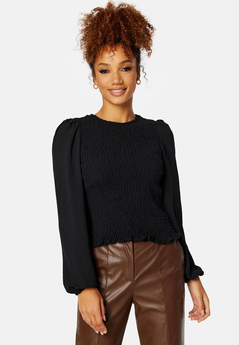 Mette LS Smock Top
