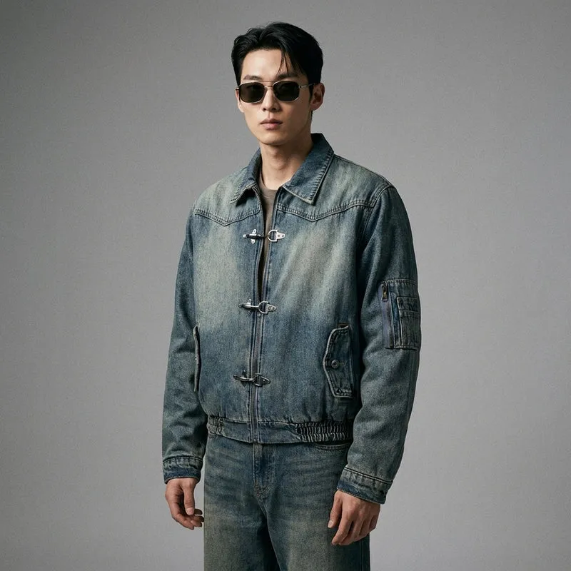 Veste Oversize Denim Décontractée