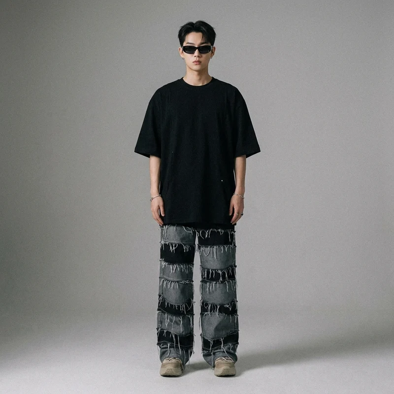 Jean Déchiré Dégradé Streetwear