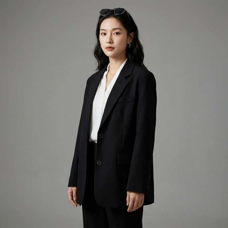 Blazer Décontracté Oversize