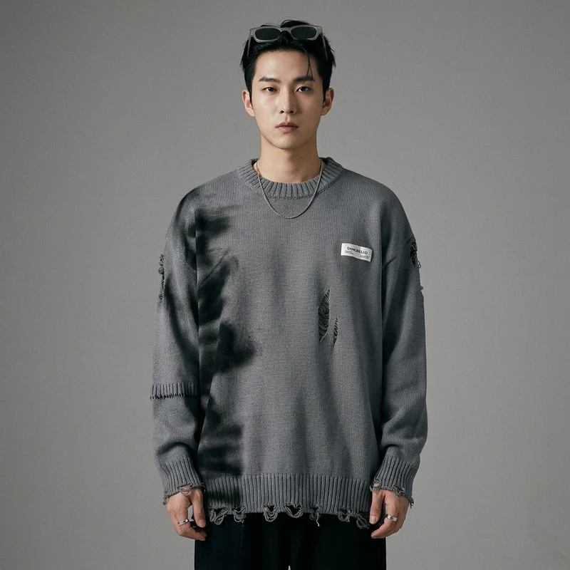 Pull Imprimé Streetwear Unisexe