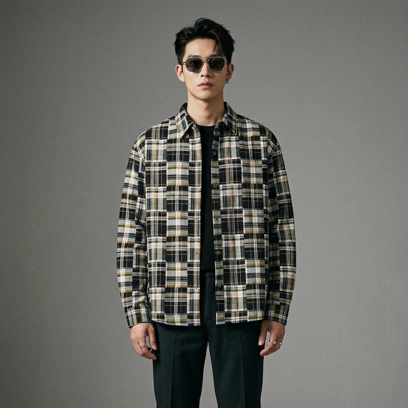 Chemise Carreaux Oversize