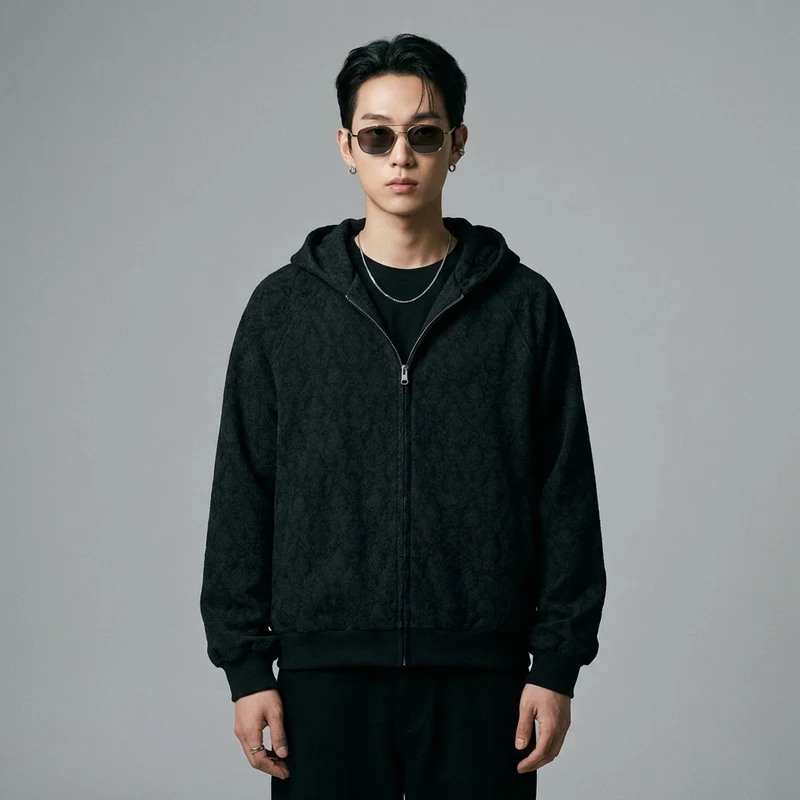 Cardigan Zippé Rétro