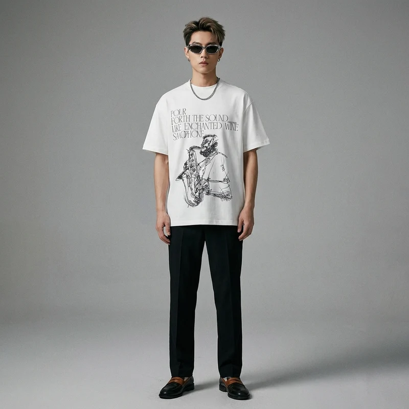 T-Shirt Imprimé Oversize