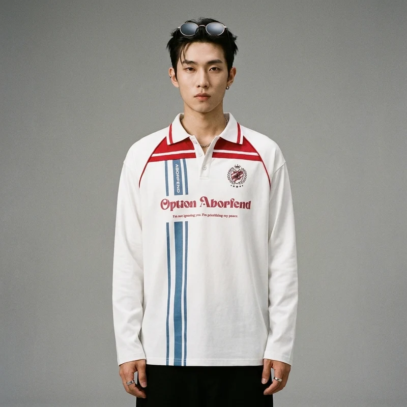 T-Shirt Polo Color Block