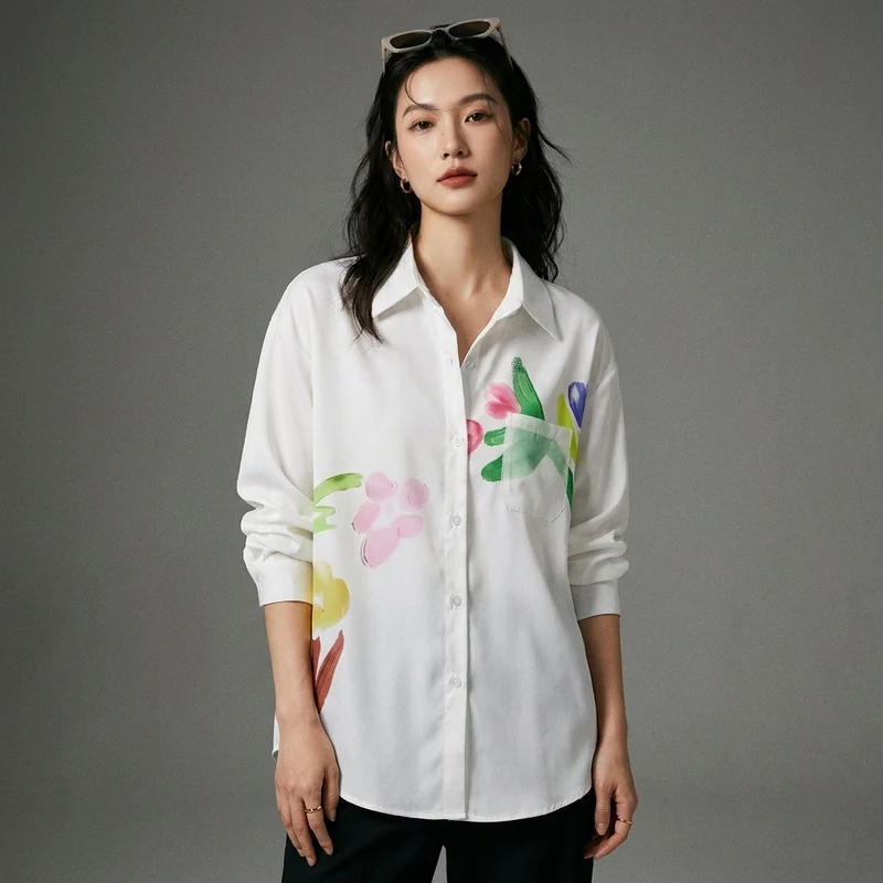 Chemise Imprimée Fleurie
