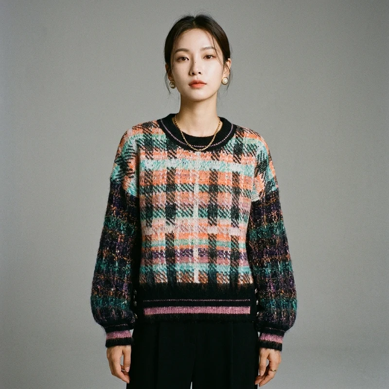 Pull Rayures Vintage Streetwear