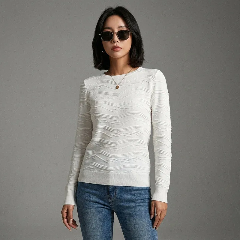 Haut Tricot Fin Jacquard