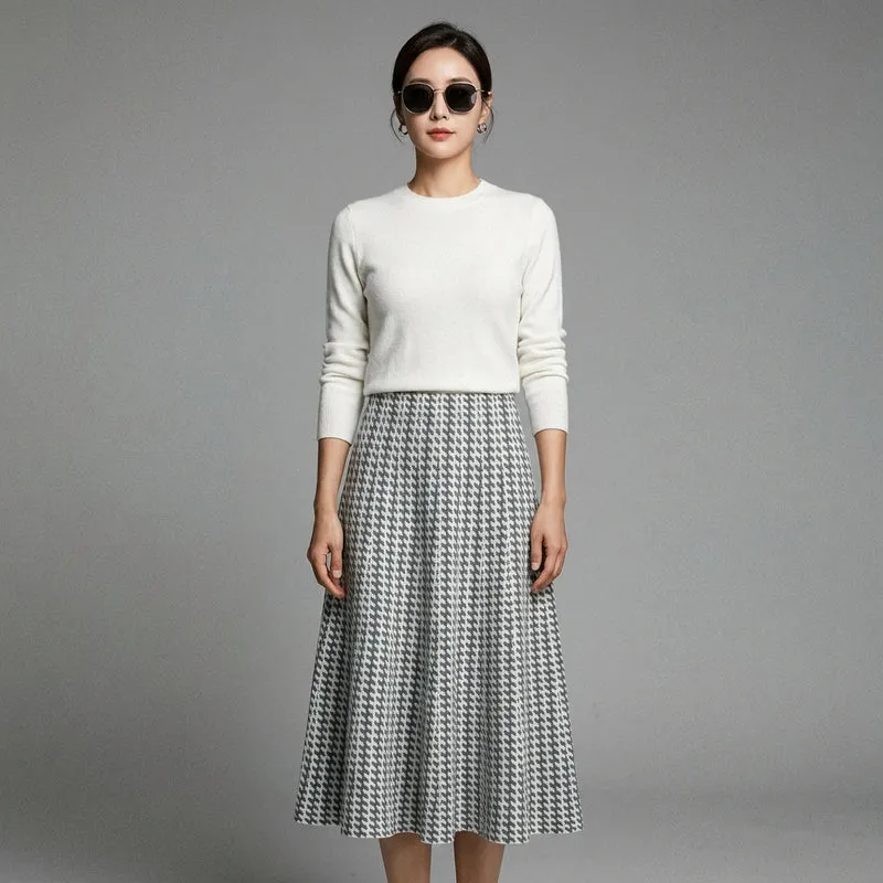 Robe Longue Maille A-Line